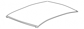 Roof metal Chevrolet Malibu 16- without sunroof