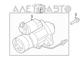 Starter Infiniti Q50 14-15 3.7