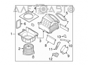 Nissan 350z heater assembly