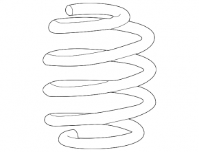 Front left spring Chevrolet Equinox 18- LYX, LSD FWD