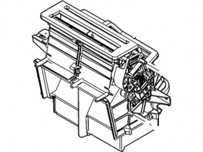 Heater assembly Ford Flex 09-11 manual