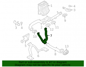Heater assembly Ford Flex 09-11 manual