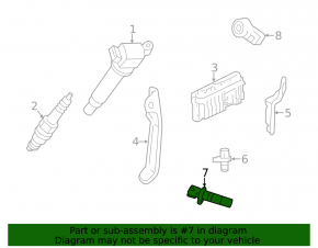 Lexus TX550h 24-26 Crankshaft Position Sensor