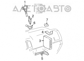 Ignition coil for Toyota Camry v40 2.4 hybrid