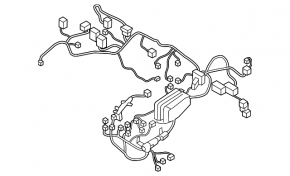 Kia Niro 17-22 HEV underhood fuse box without wiring