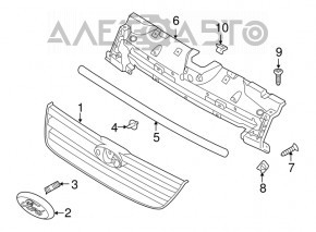 Ford Transit Connect MK2 13-25 Grille Emblem