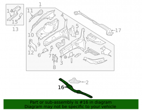 Ford Escape MK3 13-19 Front Subframe Strut