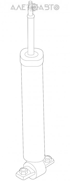Lincoln MKX 16-18 rear left spring, stiffness, blue