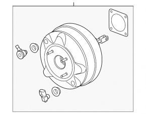 Vacuum Booster Ford Mustang mk6 18-23