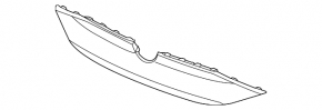 Front bumper center trim for Volkswagen ID.4 21-22 gray