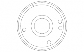 Spare tire space saver Mercedes W164 ML R18 155/90