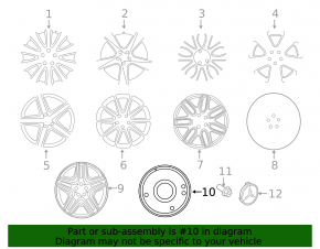 Spare tire space saver Mercedes W164 ML R18 155/90