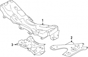 Subaru Forester 25-26 front subframe central bracket