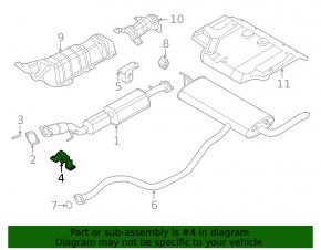 Nissan Sentra 20-24 Intake Pipe Bracket