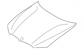 Bare hood BMW 3 G20 19-24 aluminum