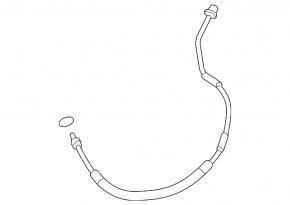 Air conditioning pipe condenser-heater Audi Q7 20-26 3.0T MHEV