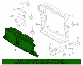 BMW X3 G01 18-23 Radiator Duct