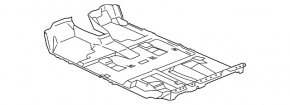 Lexus RX300 RX330 RX350 RX400h 04-08 black floor covering