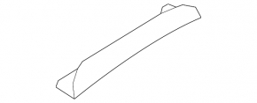 Front panel trim right Infiniti JX35 QX60 13- dark gray