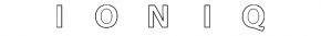 Emblem inscription IONIQ tailgate Hyundai Ioniq 17-22