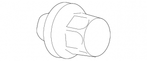 Wheel nut d21 M14x1.5 Toyota Sequoia 08-16
