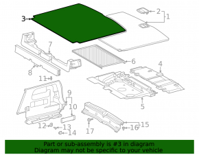 Black trunk mat for Mercedes H247 GLA 20-26
