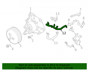 Land Rover Range Rover Velar 18-26 2.0T Cooling Hose (3 parts)