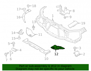 Left TV cover for Land Rover Range Rover 2018-2021