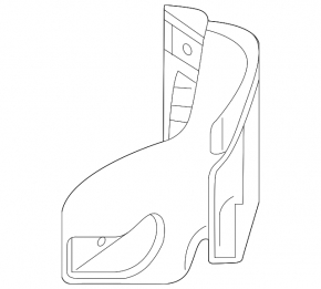 Blind Spot Sensor Bracket, Right, Land Rover Range Rover Velar 18-20