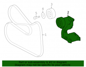 Generator Bracket Lexus IS250 14-20