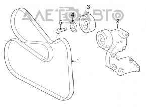 Generator Bracket Lexus IS250 14-20