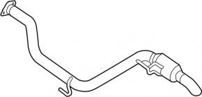 Rear muffler Nissan Pathfinder 13-20 rusty