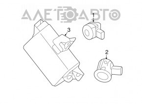 Park Assist Module Nissan Maxima A36 16-18