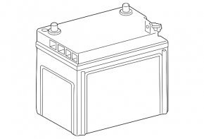 Battery 12v LEXUS LS 460/600H 07-12 Hybrid 95Ah 830A Asia +-Direct EXIDE