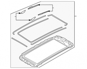 Audi Q7 17-23 Panorama Assembly