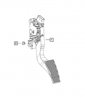 Dodge Durango 11-24 Gas Pedal