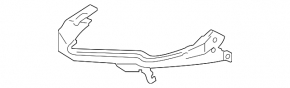 Front bumper mount left Subaru Outback 10-14