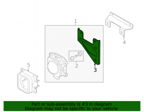Bracket for distronic cruise radar Audi A3 8V 15-20