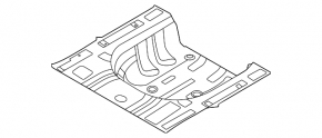 Kia K5 21-24 trunk trough