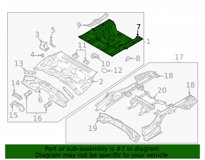 Kia K5 21-24 trunk trough