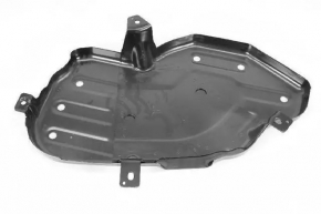 Left fuel tank guard for Jeep Grand Cherokee WK2 11-22, metal, rusty