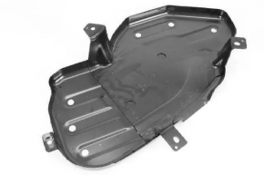Left fuel tank guard for Jeep Grand Cherokee WK2 11-22, metal, rusty