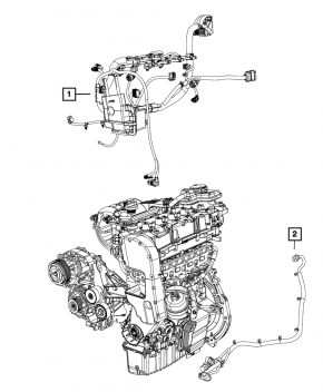 Fiat 500 13-13 Engine Wiring