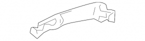 Toyota Sienna 11-14 outer front left door handle structure