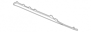 Front Bumper Lip Cover Honda CRV 15-16