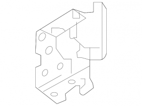 Bracket of the side member bump stop front left Infiniti QX30 17-