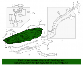 Fuel tank for Toyota Rav4 13-18