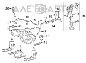 Lexus IS250 IS350 Fuel Tank 06-13