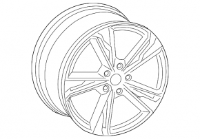 Wheel disk R19 x 7J Audi Q3 83A 19-25 U25 style
