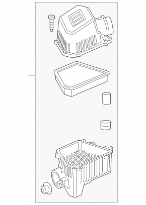 Chevrolet Equinox 10-17 Air Filter Housing